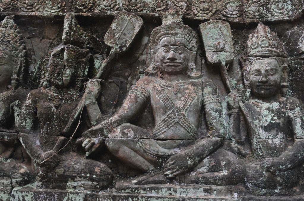 obiective turistice angkor thom terasa regelui lepros cambodgia