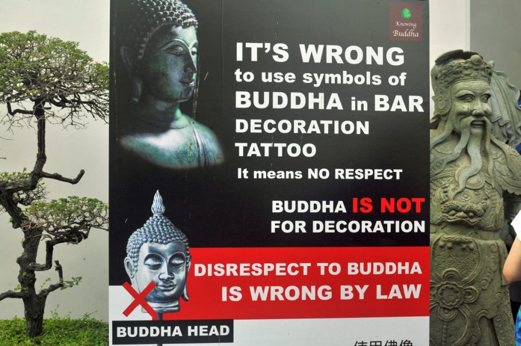 templul lui buddha culcat wat pho obiective turistice bangkok thailanda