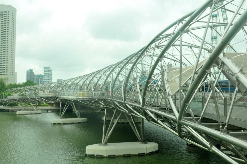obiective turistice singapore podul helix