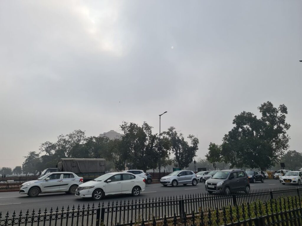 poluare ceață smog new delhi