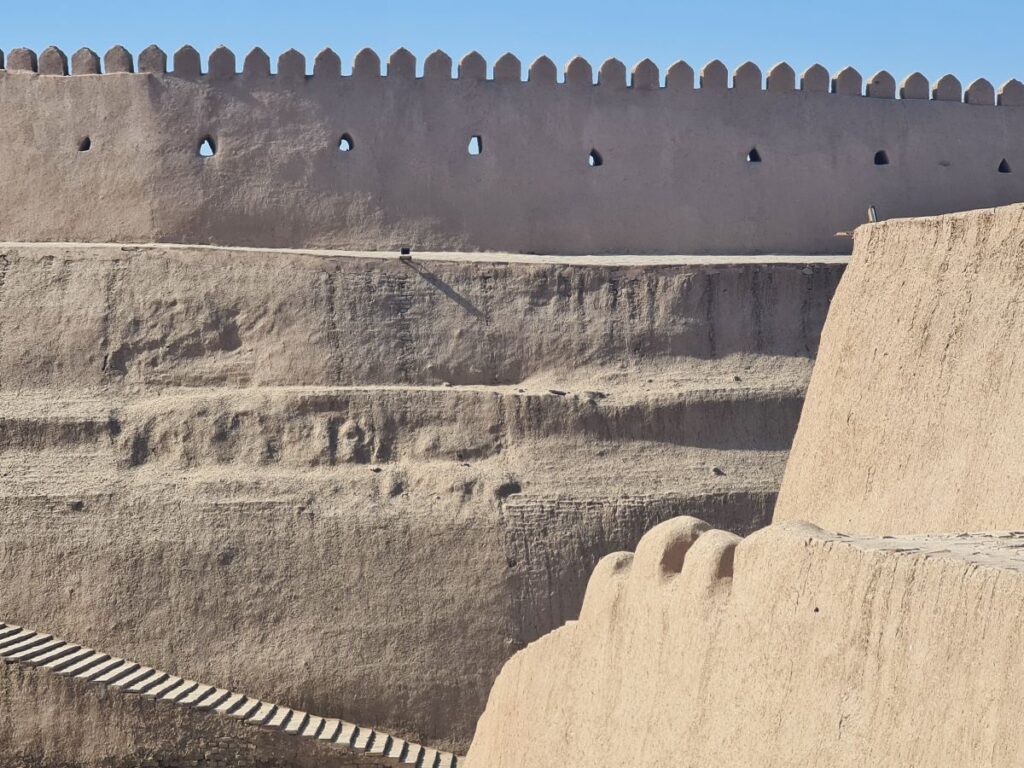 obiective turistice uzbekistan khiva zidurile cetatii