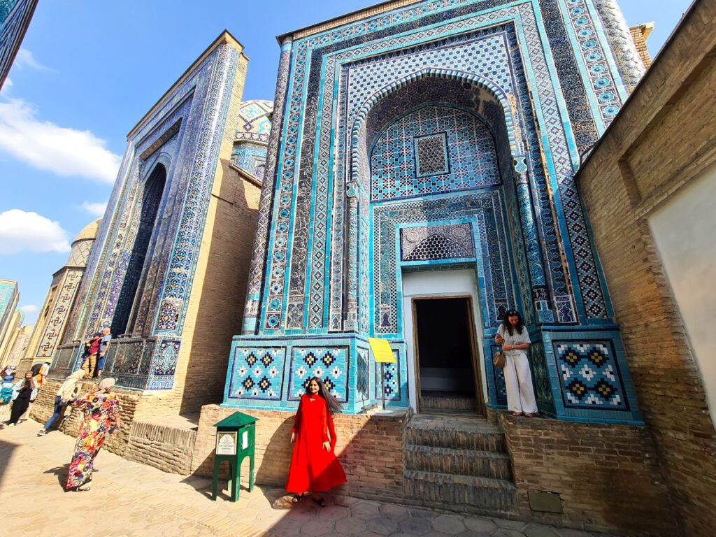 obiective turistice uzbekistan samarkand necropola shah i zinda