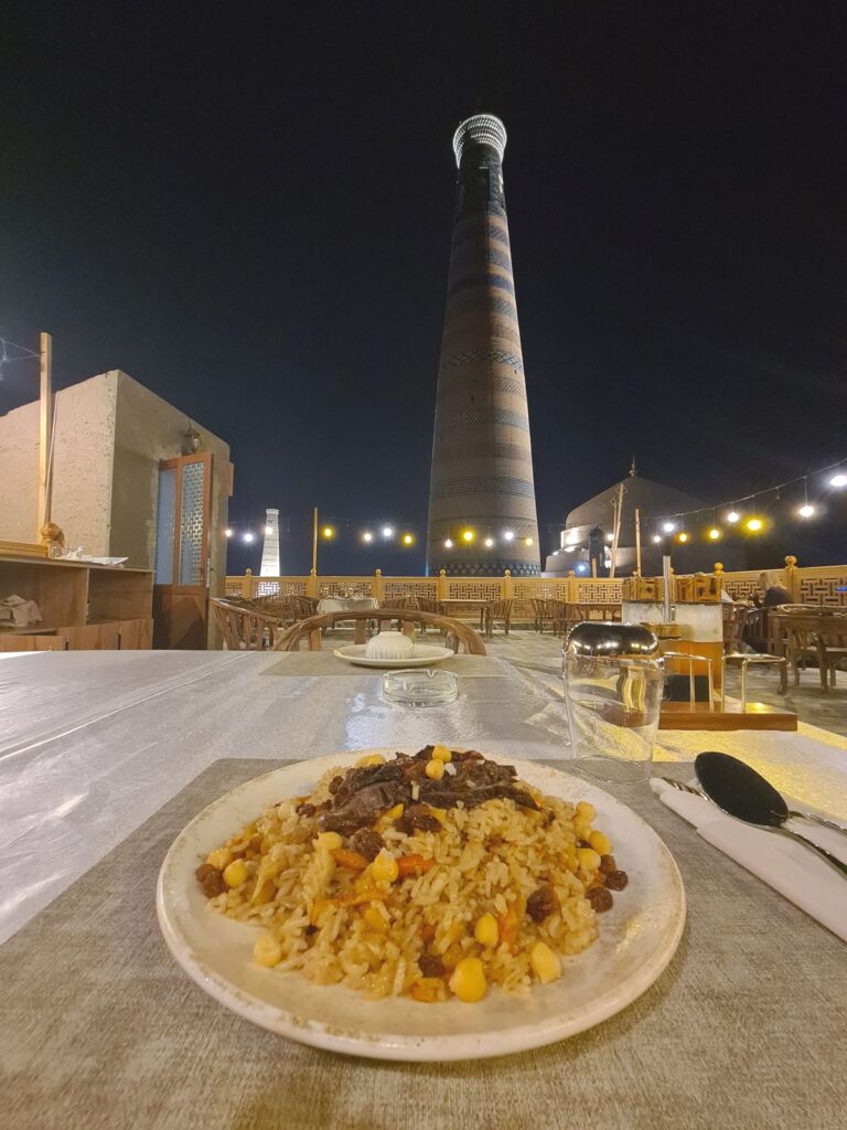 plov uzbekistan restaurant sultan khiva